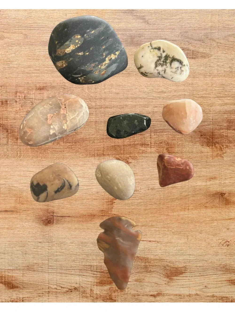 Lot of 10 Assorted Rocks & Minerals 5.9 oz Arrowhead Missouri Arizona Illinois